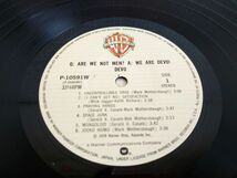 LP盤レコード / Q.Are We Not Men ? / A We AREDEVO! / ディーヴォ / 国内盤 / 帯付き / 歌詞カード付き / P-10591W / 【M005】_画像7