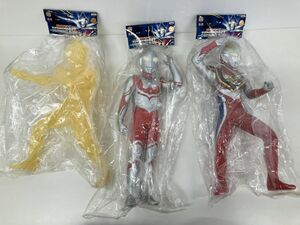 フィギュアセット売り/未開封/ウルトラマンシリーズビッグサイズソフビフィギュア7 全3種/ゾフィー ガイア/酒々井店出荷・同梱不可【G119】