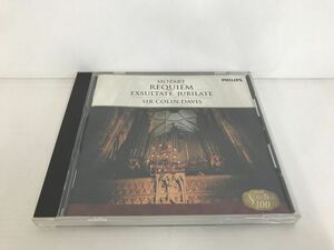 CD/モーツァルト:レクイエム エクスルターテ・ユビラーテ デイヴィス/指揮:サー・コリン・デイヴィス/PHILIPS/UCCP-7087/【M001】