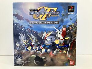 ゲームソフト/プレイステーション PS/SDガンダムGジェネレーションF LIMITED EDITION 限定版/バンダイ/プラモデル付/SLPS 02900〜3【M060】