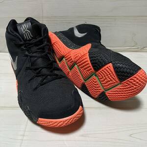 nike KYRIE Ⅳ EP ナイキ カイリー 4 943807 010 黒×シルバー×オレンジ US10.5inch / 28.5cm 美品