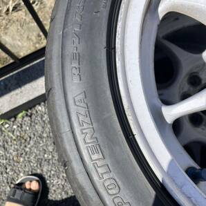 Wedssport TC05 14インチ PCD100 4h 6J+35 4本 POTENZA RE-71RS 165/55R14 軽量 サーキット 軽耐久の画像2