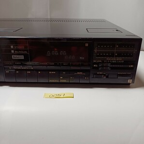 SONY ソニー Betamax ビデオカセットレコーダー ベータビデオデッキ SL-HF507 No.0051の画像3