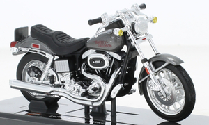 1/18 ハーレーダビッドソン ローライダー ガンメタ Maisto Harley Davidson FXS Low Rider metallic-grey 1977 1:18 新品 梱包サイズ60