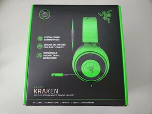 RAZER レイザー ゲーミングヘッドセット クラーケン KRAKEN グリーン