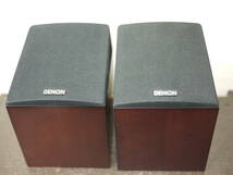 中古品 DENON ドルビーアトモス・イネーブルドスピーカー デノン SC-EN10 木目 左右セット ペア 2個セット_画像1