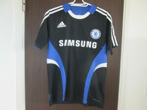 チェルシー　CHELSEA FC　adidas　黒　半袖　M