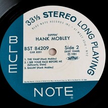 【GXK8201/BST84209】HANK MOBLEY / DIPPIN' / BLUE NOTE / KING / 国内盤 / LP_画像7