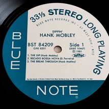 【GXK8201/BST84209】HANK MOBLEY / DIPPIN' / BLUE NOTE / KING / 国内盤 / LP_画像5