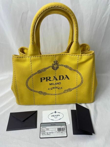 PRADA カナパ トートバッグ GIRASOLE イエロー