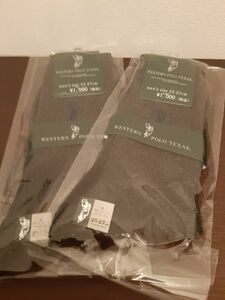 クーポン使って300円！ウエスタンPOLOの靴下2足セット！メンズ ビジネス カジュアル リブ ソックス WPOLOTEXAS