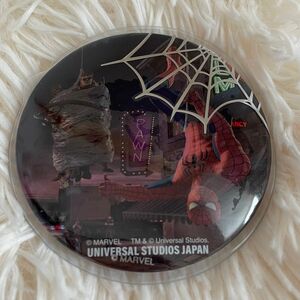 スパイダーマン　缶バッジ　ユニバーサルスタジオジャパン　USJ 