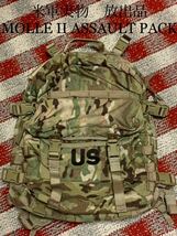 米軍実物　放出品　MOLLE II ASSAULT PACK マルチカム_画像1