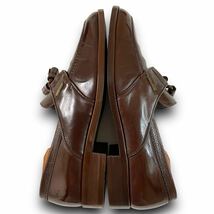 【1円出品】Yves Saint Laurent イヴ・サンローラン タッセルローファー 25cm相当 ブラウン ローファー レザー レザーシューズ 革靴 _画像5