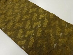 ys6977986; сосна лист .. цветок узор тканый .. maru obi ( материал )[ античный ][ надеты ]