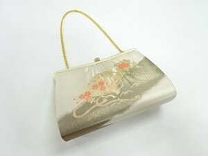 ys6981414; Saga . hinoki cypress .. flower pattern woven .. Japanese clothing bag [ recycle ][ put on ]