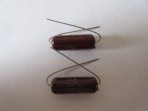 TRW 0. 027μF／400V　　未使用品　2個セット　　米国製 Vintage !!