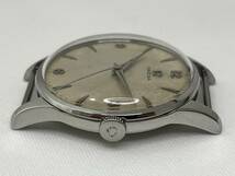 【M34】貴重品 OMEGA 2810- 3 SC cal.283 手巻き 3針 SSケース メンズ腕時計 アンティーク 稼働品_画像4