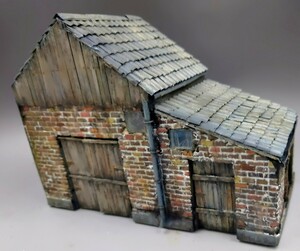 ヨッヘン・パンツァー・ファクトリー　１/３５　スクラッチ　納屋　完成品