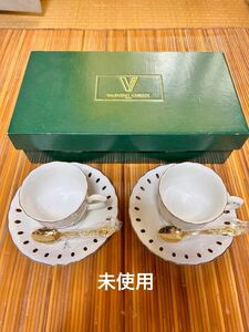 ティーカップ 洋食器 カップ ソーサー 食器　VALENTINO CHRISTY 箱付き　未使用