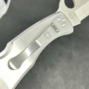 Spyderco ポリス ストレート ナイフ スパイダルコ 登山 釣り キャンプ ブッシュクラフト 狩猟 鹿狩 猪狩 熊狩の画像4