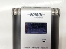 sa☆/ Roland ローランド EDIROL 24bit WAVE/MP3 RECORDER レコーダー R-09 現状品　/DY-2866_画像3