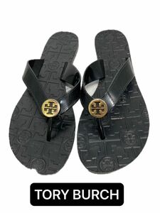 【TORY BURCH 】トリーバーチビーチサンダル　ブラック