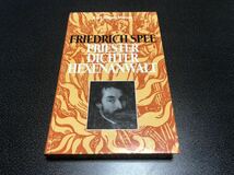 レア洋書　ジャンクジャーナル・コラージュ・挿絵・イラスト・ハンドメイドシール等にFriedrich Spee. Priester, Dichter, Hexenanwalt_画像1