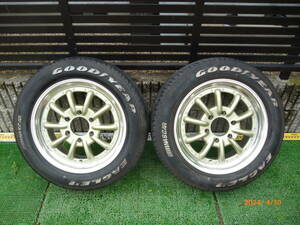 エセックス ? ESSEX ? ENC-BCR 17×7 17×7J 139.7 6H +43 シャンパンゴールド アルミホイール 22年製 2本 215/60R17C 109/107P ( デセム