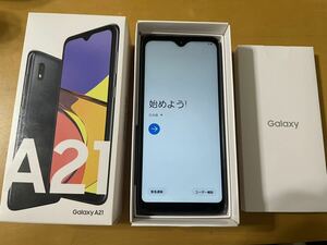 Galaxy A21 シンプル SCV49 au ブラック