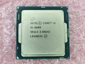 CPU Intel Core i5-6600 中古動作品