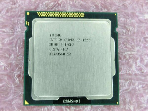 CPU Intel Xeon E3-1220 中古動作品