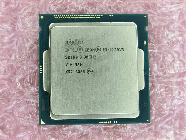 CPU Intel Xeon E3-1226v3 中古動作品