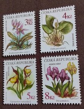 チェコ　1997 自然保護　4完 植物　花　草花　野草　未使用糊なし_画像7