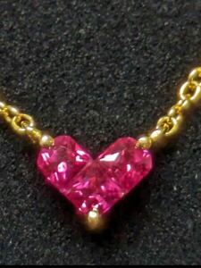  beautiful goods mistake terrier s Heart Star Jewelry ruby necklace pendant regular price 88000 jpy certainty genuine article regular shop buy Gold 