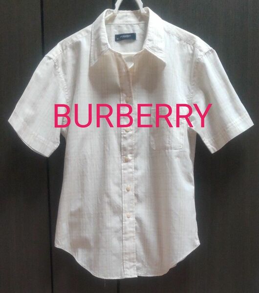 BURBERRY LONDON レディース 半袖 シャツ アイボリー チェック M