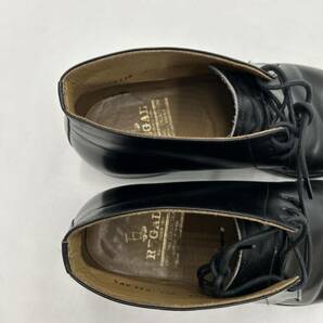C ■ 良品 人気モデル '極上レザー使用' REGAL STANDARDS リーガル 本革 チャッカーブーツ 革靴 24.5cm メンズ 紳士靴 シューズ BLACK の画像7