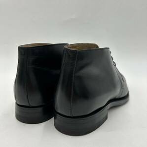 C ■ 良品 人気モデル '極上レザー使用' REGAL STANDARDS リーガル 本革 チャッカーブーツ 革靴 24.5cm メンズ 紳士靴 シューズ BLACK の画像3