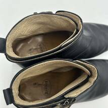 E ■ 良品 / 極上レザー使用 '至高の逸品' THE KENFORD ケンフォード 本革 LEATHER ベルト付き ブーツ / シューズ 26.5cm 紳士靴 BLACK_画像8