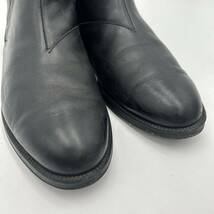 E ■ 良品 / 極上レザー使用 '至高の逸品' THE KENFORD ケンフォード 本革 LEATHER ベルト付き ブーツ / シューズ 26.5cm 紳士靴 BLACK_画像5
