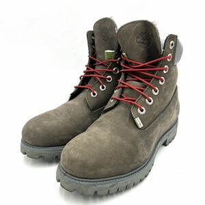 E ■ 極上レザー使用 '人気モデル' Timberland ティンバーランド 33551 本革 ヌバック 7EYE レースアップ ブーツ US8.5 26.5cm 紳士靴 