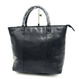 A * unused / popular model!! ' refined design '. bag CORDURA leather handbag handbag tote bag NVY dark blue business gentleman bag 