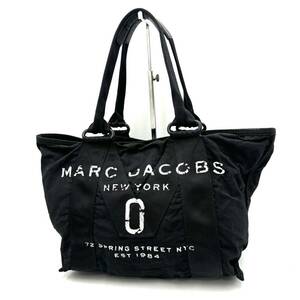 E * хорошая вещь / популярный модель!! ' дизайн логотипа ' MARC JACOBS Mark Jacobs ручная сумочка ручная сумка большая сумка BLK чёрный женский женщина сумка 