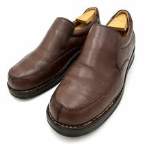 I ＊ 履き心地抜群 '極上LEATHER使用' URBAN HIKER アーバンハイカー REGAL 本革 ローファー 革靴 スリッポン 紳士靴 24.5cm メンズ 靴_画像1