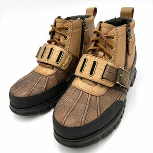 I ＊ '希少 入手困難' Polo by Ralph Lauren ポロラルフローレン Andes III Leather Lace-Up Boots ショート ブーツ 革靴 メンズ