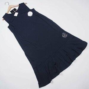 [ not yet have on ] Ingeborg navy turtle rear print cut and sewn One-piece /9 number / regular price 19800 jpy / made in Japan / free shipping /E19-123