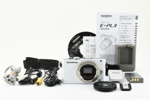 [ショット数 999以下] Olympus PEN Lite E-PL5 16.1MP Digital SLR Camera Body White [美品] #2133384A