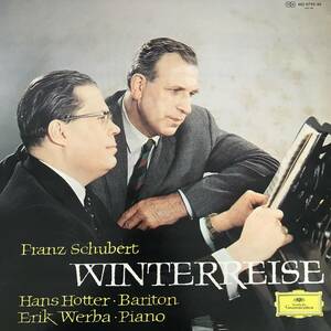 BN1/28 LP2枚組 Hans Hotter Erik Werba Franz Schubert Winterreise シューベルト 歌曲集 冬の旅 ハンス・ホッター◆