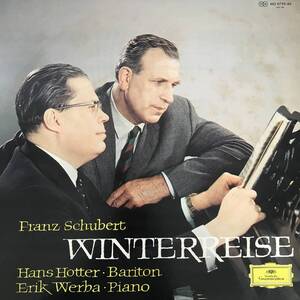 BN1/28 LP2枚組 Hans Hotter Erik Werba Franz Schubert Winterreise シューベルト 歌曲集 冬の旅 ハンス・ホッター