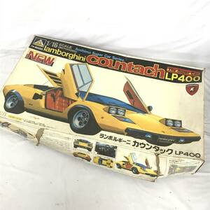 BF14/55 AOSHIMA アオシマ 1/16 Lamborghini Countach LP400 ランボルギーニ カウンタック LP400 当時物 絶版品 ※ジャンク 一部組立品②